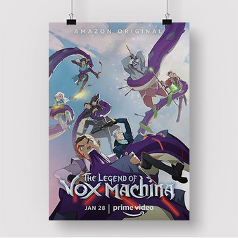 Pastele The Legend of Vox Machina Custom Silk Poster Awesome Personalized Print Wall Decor 20 x 13 Inch 24 x 36 Inch Wall Hanging Art Home Decoration Posters