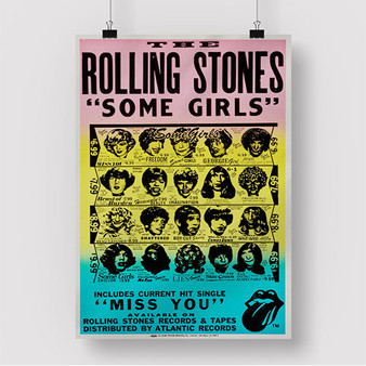 Pastele The Rolling Stones Some Girls Custom Silk Poster Awesome Personalized Print Wall Decor 20 x 13 Inch 24 x 36 Inch Wall Hanging Art Home Decoration Posters