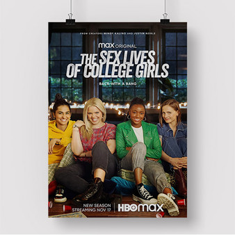 Pastele The Sex Lives of College Girls Custom Silk Poster Awesome Personalized Print Wall Decor 20 x 13 Inch 24 x 36 Inch Wall Hanging Art Home Decoration Posters