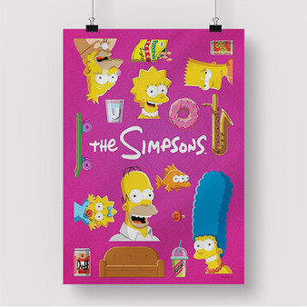 Pastele The Simpsons 2022 Custom Silk Poster Awesome Personalized Print Wall Decor 20 x 13 Inch 24 x 36 Inch Wall Hanging Art Home Decoration Posters