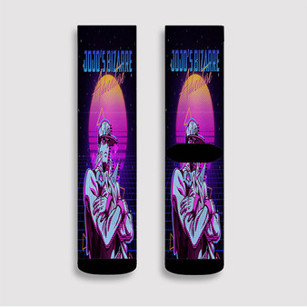 Pastele Jojo s Bizarre Adventure Custom Socks Sublimation Awesome Printed Sports Elite Socks Polyester Cushioned Bottoms Gym Gymnastic Running Yoga School Skatebording Basketball Spandex
