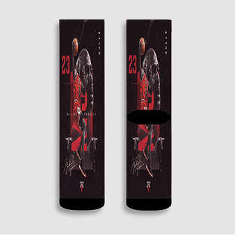 Pastele Michael Jordan Chicago Bulls Custom Socks Sublimation Awesome Printed Sports Elite Socks Polyester Cushioned Bottoms Gym Gymnastic Running Yoga School Skatebording Basketball Spandex