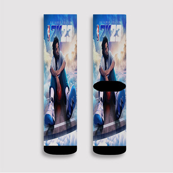 Pastele NBA 2 K23 Dreamer Edition Custom Socks Sublimation Awesome Printed Sports Elite Socks Polyester Cushioned Bottoms Gym Gymnastic Running Yoga School Skatebording Basketball Spandex