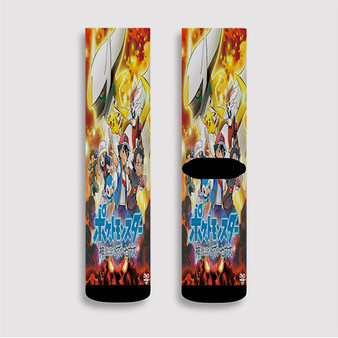 Pastele Pok mon The Arceus Chronicles Custom Socks Sublimation Awesome Printed Sports Elite Socks Polyester Cushioned Bottoms Gym Gymnastic Running Yoga School Skatebording Basketball Spandex