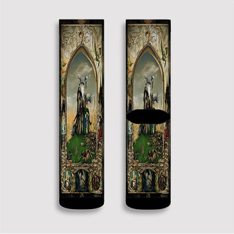Pastele The Lord Of The Rings Art Custom Socks Sublimation Awesome Printed Sports Elite Socks Polyester Cushioned Bottoms Gym Gymnastic Running Yoga School Skatebording Basketball Spandex