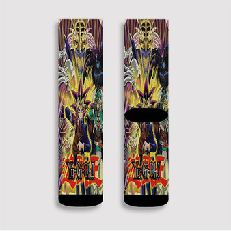Pastele Yugioh Custom Socks Sublimation Awesome Printed Sports Elite Socks Polyester Cushioned Bottoms Gym Gymnastic Running Yoga School Skatebording Basketball Spandex