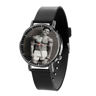Mark Wahlberg Calvin Klein Black Quartz Watch Unisex With Premium Gift Box