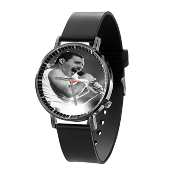 Freddie Mercury Arts Unisex Black Quartz Watch With Premium Gift Box