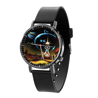 Rick and Morty STar Wars Art Unisex Black Quartz Watch With Premium Gift Box
