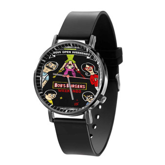 Bob s Burgers Now Open Weekends Unisex Black Quartz Watch With Premium Gift Box