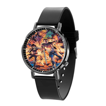Uncharted 4 Art Unisex Black Quartz Watch With Premium Gift Box