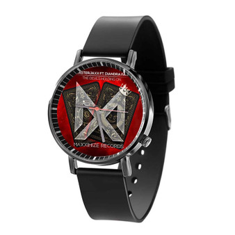 Blasterjaxx The Devil s Holding On Black Quartz Watch With Premium Gift Box for Unisex