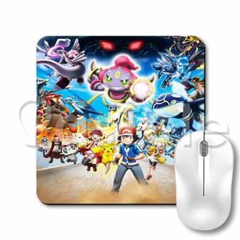 Pok mon the Movie Hoopa and the Clash of Ages Custom Printed Computer Mouse Pad Personalized