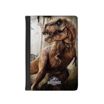 Pastele Jurassic World T Rex Leather Custom Passport Cover Accessory Gift for Traveler Card Holder and Credit Card ID Holder