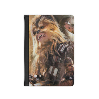 Pastele Chewbacca Star Wars Custom Passport Cover Accessory Gift for Traveler Card Holder and Credit Card ID Holder