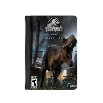 Pastele Jurassic World Evolution Travel Custom Passport Cover Accessory Gift for Traveler Card Holder and Credit Card ID Holder