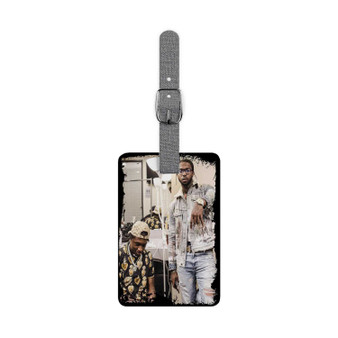 Pastele Forever Pop Rectangle Custom Luggage Tag Bag Tag for Travel Accessory Duffel Bag Rucksack Baggage Name ID Labels