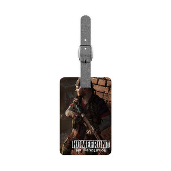 Pastele Homefront The Revolution Gameplay Rectangle Custom Luggage Tag Bag Tag for Travel Accessory Duffel Bag Rucksack Baggage Name ID Labels