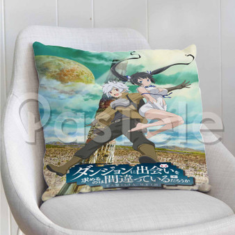 Is It Wrong to Try to Pick Up Girls in a Dungeon Custom Pillow Decorative Cushion Cover