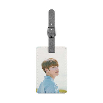Pastele Jungkook BTS Travel Custom Luggage Tag Bag Tag for Travel Accessory Duffel Bag Rucksack Baggage Name ID Labels