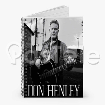 Don Henley Custom Personalized Spiral Notebook Cover Prin Ruled Line
