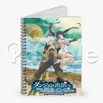 Is It Wrong to Try to Pick Up Girls in a Dungeon Custom Personalized Spiral Notebook Cover Prin Rule