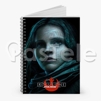 Jyn Erso Star Rogue One A Star Wars Story Custom Personalized Spiral Notebook Cover Prin Ruled Line