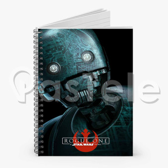 K 2 SO Star Rogue One A Star Wars Story Custom Personalized Spiral Notebook Cover Prin Ruled Line