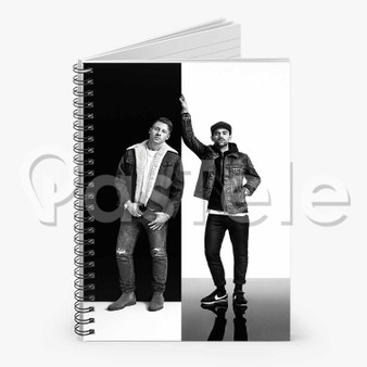 Macklemore Ryan Lewis Custom Personalized Spiral Notebook Cover Prin Ruled Line