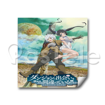 Is It Wrong to Try to Pick Up Girls in a Dungeon Custom Stickers White Transparent Vinyl Decals
