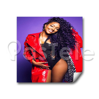Justine Skye U Don t Know Custom Stickers White Transparent Vinyl Decals