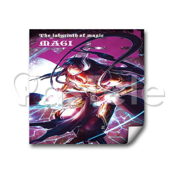 Magi The Labyrinth of Magic 2 Custom Stickers White Transparent Vinyl Decals