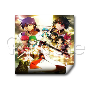 Magi The Labyrinth of Magic Custom Stickers White Transparent Vinyl Decals