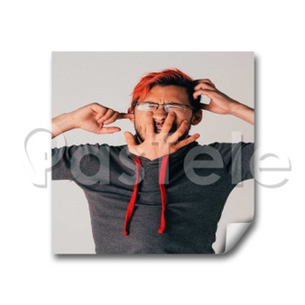 Markiplier Custom Stickers White Transparent Vinyl Decals