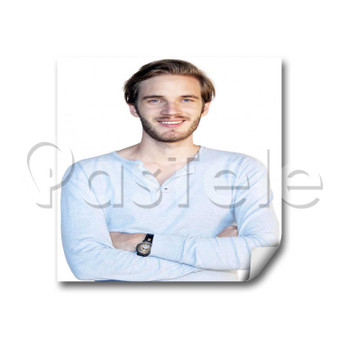 Pewdiepie Custom Stickers White Transparent Vinyl Decals