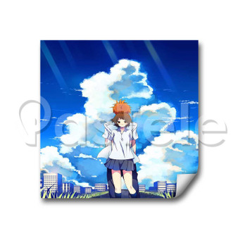 The Girl Who Leapt Through Time Custom Stickers White Transparent Vinyl Decals