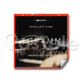 Twentu One Pilots TOPx MM Custom Stickers White Transparent Vinyl Decals