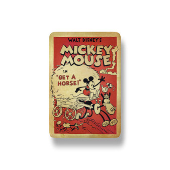 Pastele Mickey Mouse Get a Horse Disney Custom Refrigerator Fridge Magnet Glossy Finish for House Kitchen Decoration