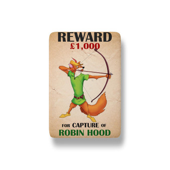 Pastele Robin Hood Wanted Custom Refrigerator Fridge Magnet Glossy Finish for House Kitchen Decoration