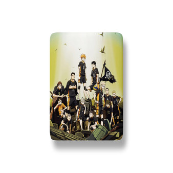 Pastele Haikyuu Second Season Custom Fridge Magnet Refrigerator Glossy Finish for House Kitchen Decoration
