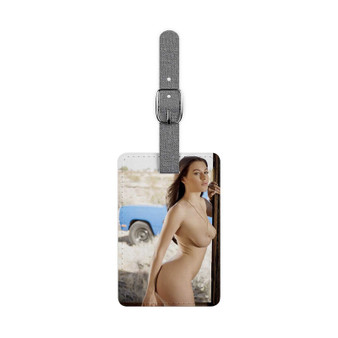 Pastele Lana Rhoades Sexy Naked Custom Luggage Tag Bag Tag ID Tag for Travel Accessory Duffel Bag Rucksack Baggage Name ID Labels