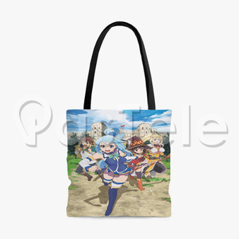 KONOSUBA God s blessing on this wonderful world Custom Personalized Tote Bag Polyester Cotton Bags