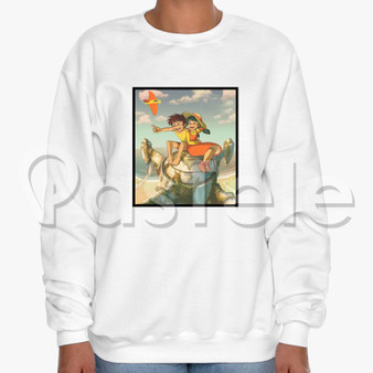 Future Boy Conan Custom Unisex Crewneck Sweatshirt Cotton Polyester Fabric