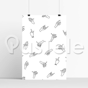Harry Styles Hand One Direction Silk Poster Print Wall Decor 20 x 13 Inch 24 x 36 Inch