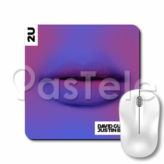 2 U David Guetta feat Justin Bieber Custom Printed Computer Mouse Pad Personalized Mousepad