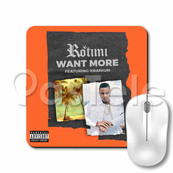 Want More Rotimi Feat Kranium Custom Printed Computer Mouse Pad Personalized Mousepad