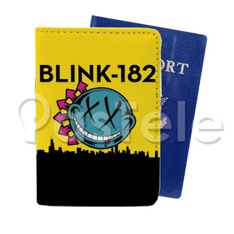 Blink 182 Rotofugi Custom PU Leather Passport Travel Baggage Tag Cover