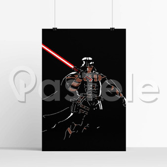 Darth Vader vs Dearthstroke Star Wars Silk Poster Print Wall Decor 20 x 13 Inch 24 x 36 Inch