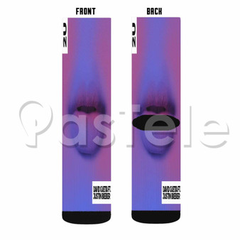 2 U David Guetta feat Justin Bieber Custom Sublimation Personalized Printed Socks Polyester Acrylic Nylon Spandex