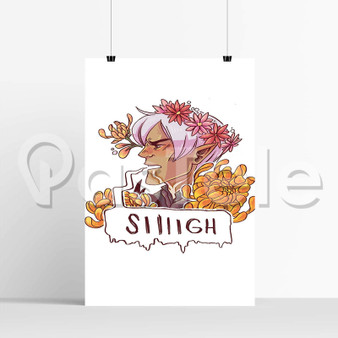 Fenris Mc Broody Elf Dragon Age Silk Poster Print Wall Decor 20 x 13 Inch 24 x 36 Inch